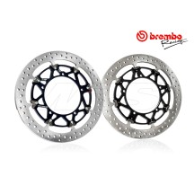 PAR DE DISCOS DE FRENO BREMBO RACING 330 T-DRIVE KAWASAKI ZX-10 RR 2017-2018