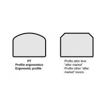 PAREJA DE MANETAS DE FRENO / EMBRAGUE AJUSTABLES ECO GP2 PT DUCATI DESERT X 2022