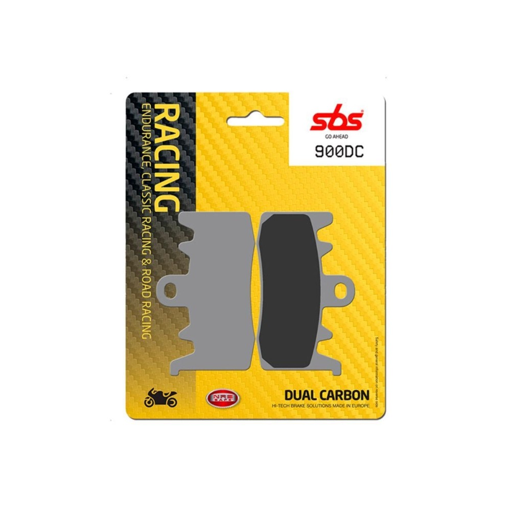 JUEGO DE PASTILLAS DE FRENO DELANTERAS RACING DUAL CARBONO SBS APRILIA TUONO V4 1100 RR 2015-2016 JUEGO DE PASTILLAS DE FRENO DELANTERAS RACING DUAL CARBONO SBS APRILIA TUONO V4 1100 RR 2015-2016
