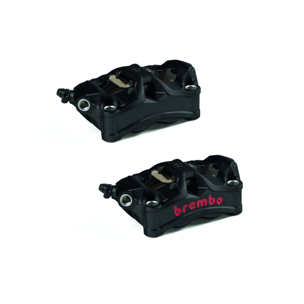 PAR DE PINZAS RADIALES BREMBO RACING STYLEMA NEGRAS DUCATI MULTISTRADA V4 RALLY 2023-2024