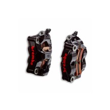 PAR DE PINZAS RADIALES BREMBO RACING STYLEMA NEGRAS DUCATI STREETFIGHTER V4 / S / SP / SP2 2020-2024