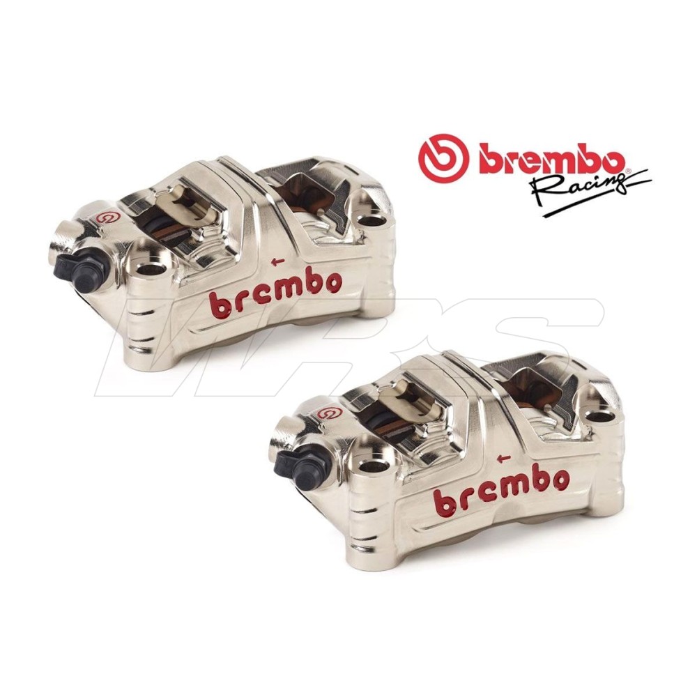 220D60010 PAR DE PINZAS DE FRENO RADIALES BREMBO RACING 100MM GP4-MS MONOBLOQUE
