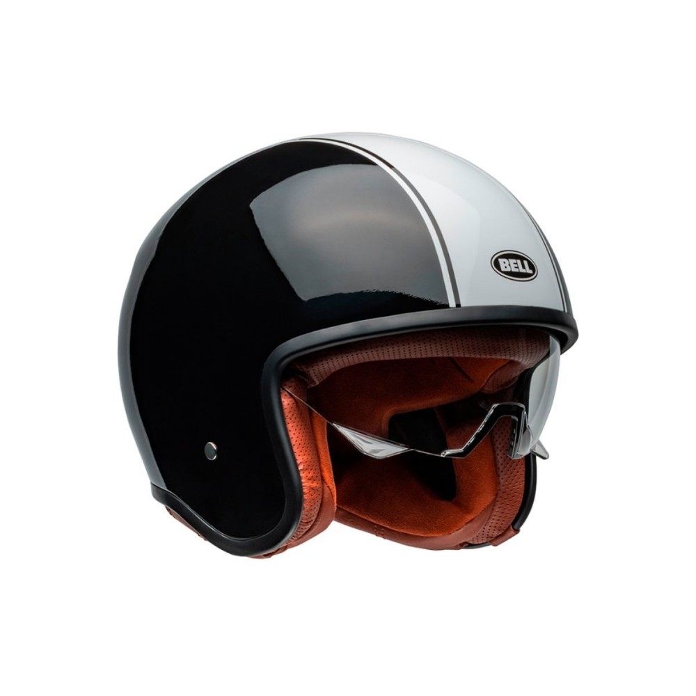 CASCO JET BELL TX501 2024 RALLY NEGRO / BLANCO ECE 06