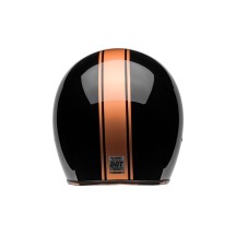 CASCO BELL CUSTOM 500 2024 RALLY JET NEGRO/BRONCE PULIDO ECE 06