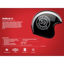 CASCO BELL CUSTOM 500 2024 RALLY JET NEGRO/BRONCE PULIDO ECE 06