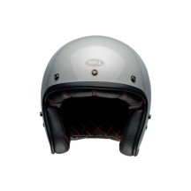 CASCO JET BELL CUSTOM 500 2024 APEX ESCAMAS PLATA PULIDA ECE 06