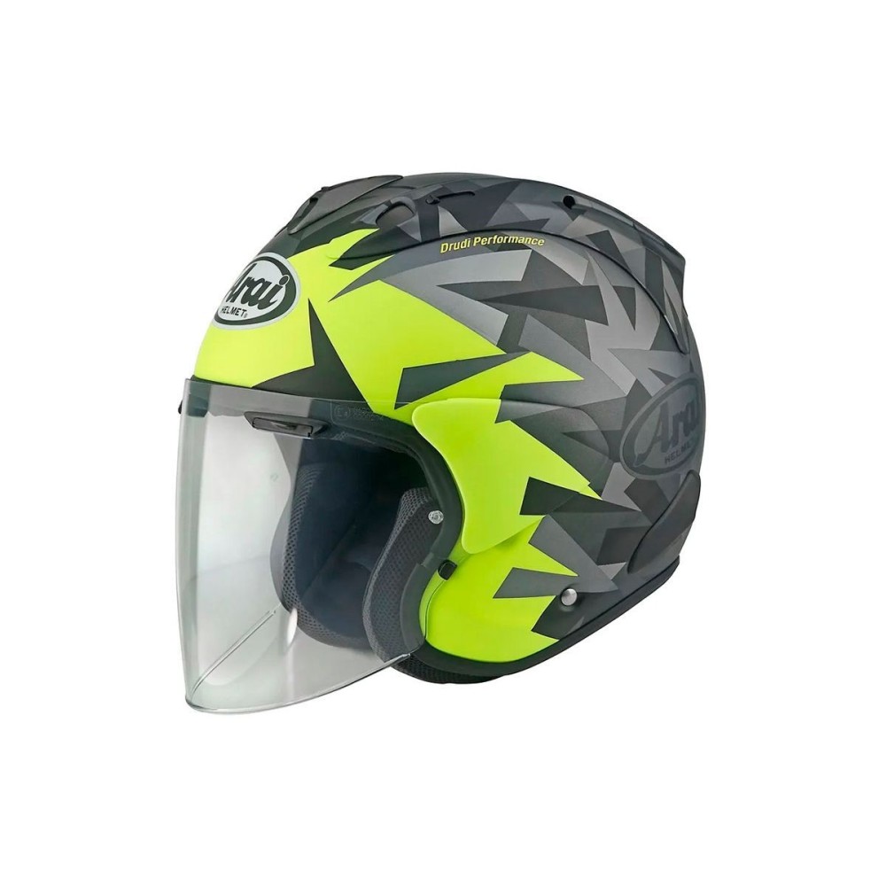 CASCO JET ARAI SZ-R VAS EVO MIMESIS YELLOW ECE 22-06