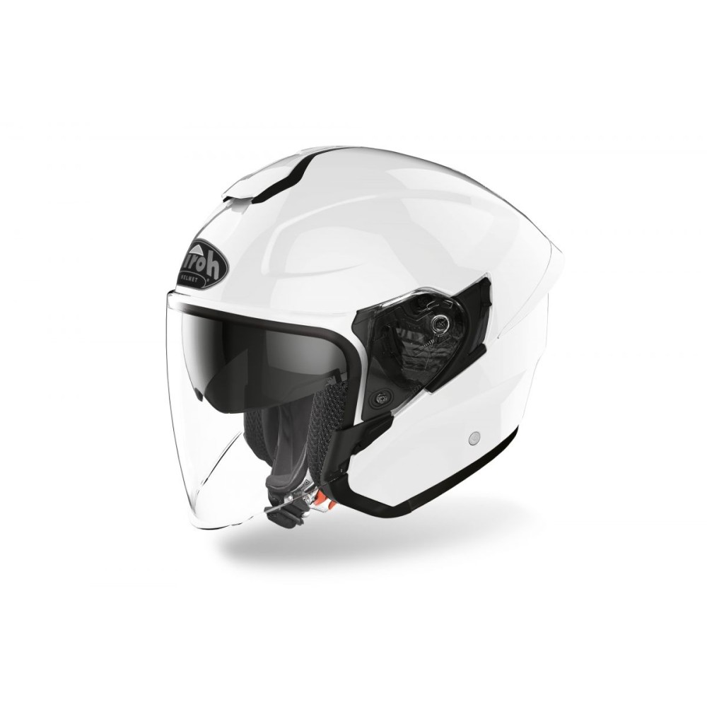 CASCO AIROH JET H.20 BLANCO BRILLO