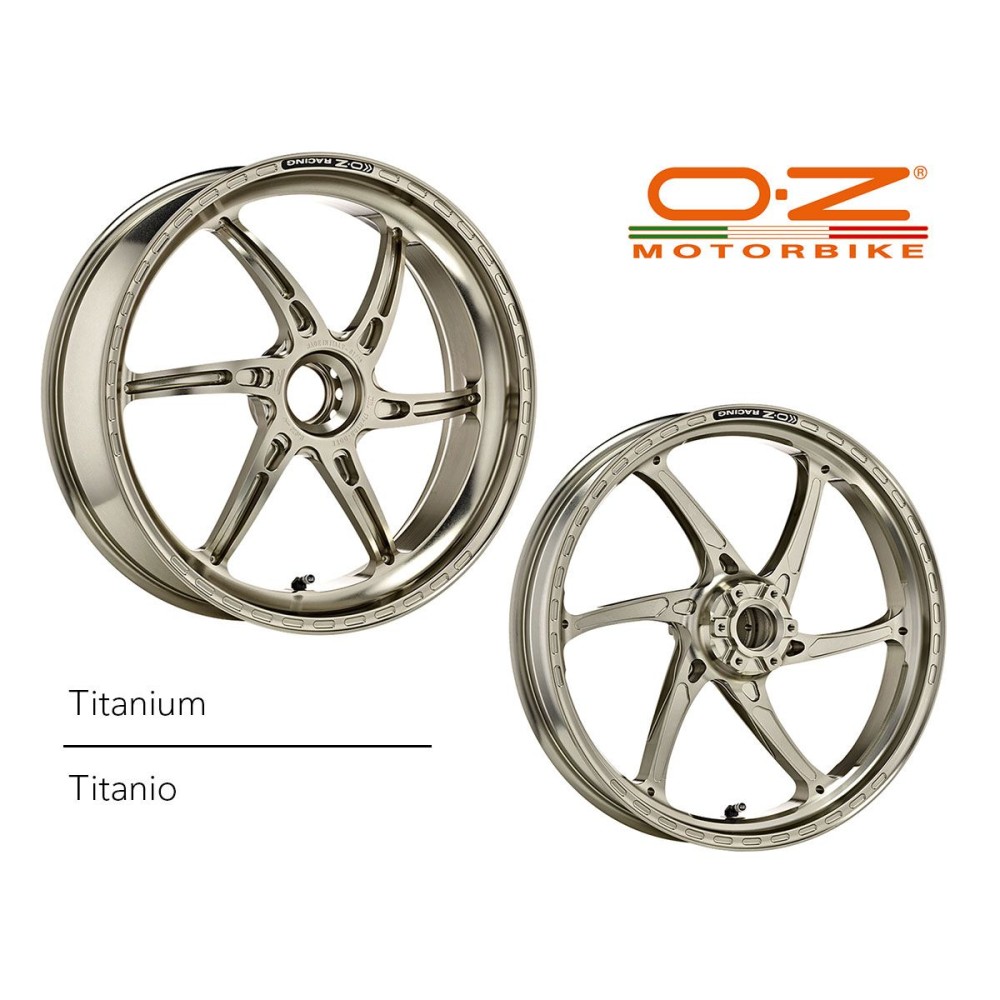 PAR DE LLANTAS DE ALUMINIO DE UN SOLO LADO GAS RS-A OZ RACING DUCATI MULTISTRADA V4 PP 22-23