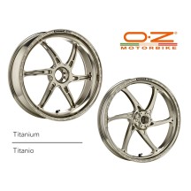 PAR DE LLANTAS DE ALUMINIO DE UN SOLO LADO GAS RS-A OZ RACING DUCATI HYPERMOTARD 796 2008-2012