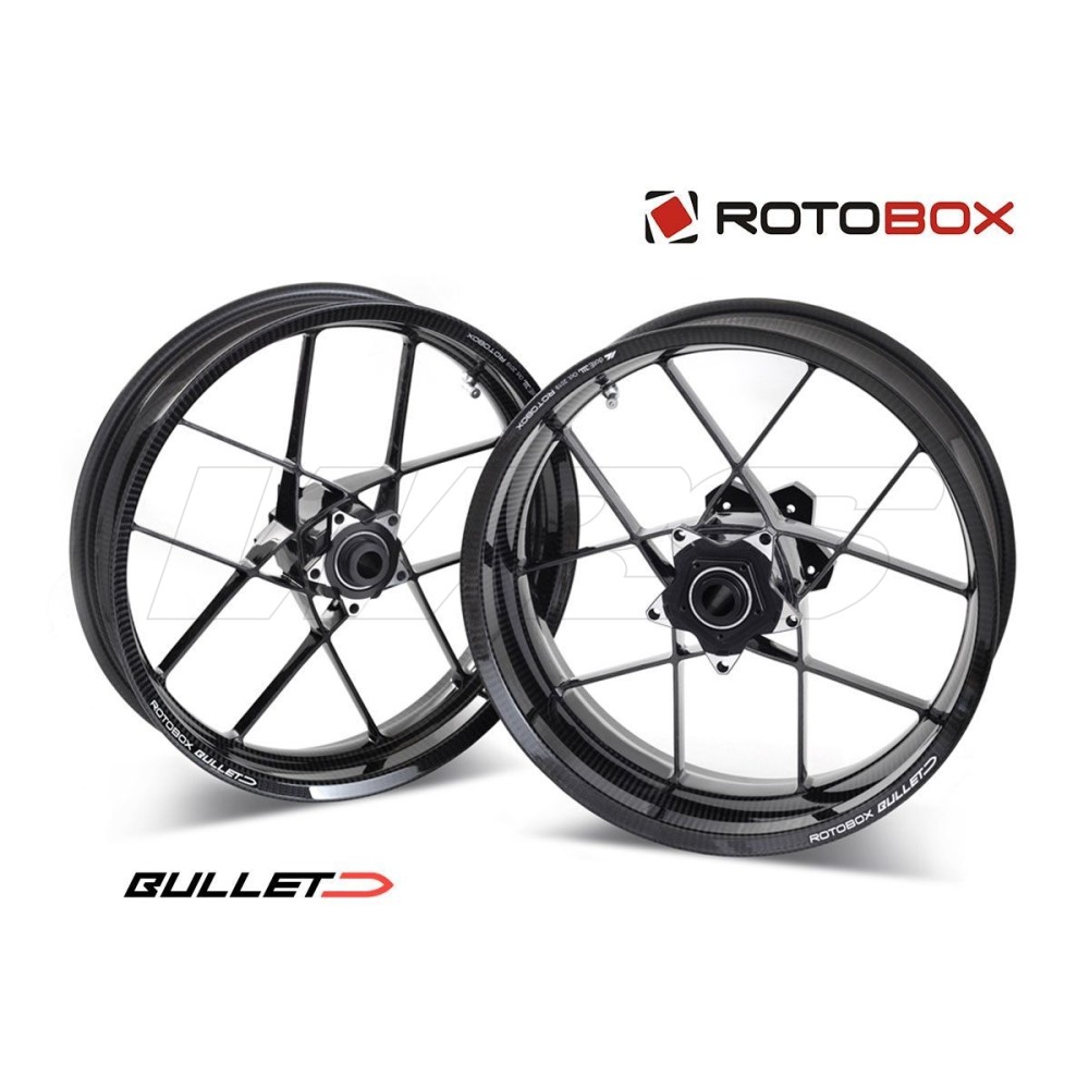 PAR DE LLANTAS DE CARBONO ROTOBOX BULLET SUZUKI KATANA 2019-2020 PAR DE LLANTAS DE CARBONO ROTOBOX BULLET SUZUKI KATANA 2019-2020