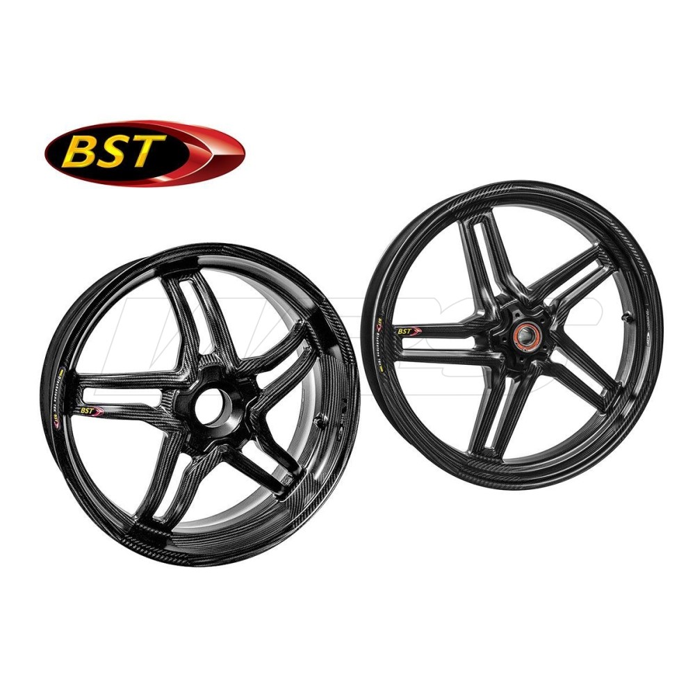PAR LLANTAS BST CARBONO RAPID TEK DUCATI PANIGALE 1299 / S / R 2015-2016 3.5X17 / 6X17