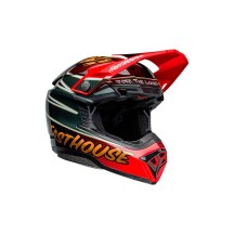 CASCO OFF ROAD BELL MOTO-10 SPHERICAL 2024 FASTHOUSE DITD ROJO/ORO