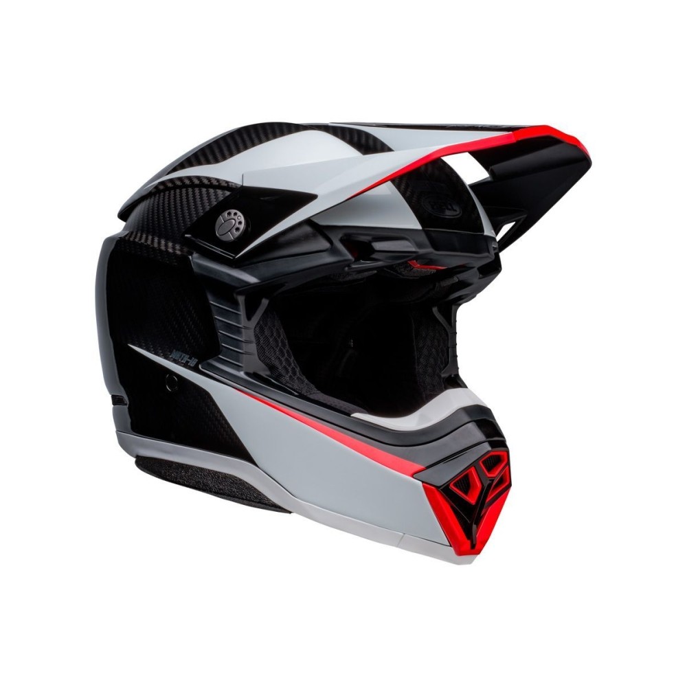 CASCO OFF ROAD BELL MOTO-10 ESFÉRICO RENEN CRUX 2 NEGRO/BLANCO