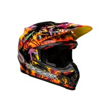 CASCO BELL MOTO-9S FLEX OFF ROAD TALLA AMARILLO Y NARANJA