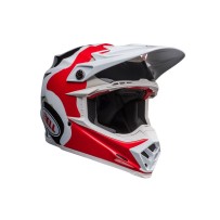 CASCO OFF ROAD BELL MOTO-9S FLEX HELLO COUSTEAU REEF BLANCO/ROJO MATE
