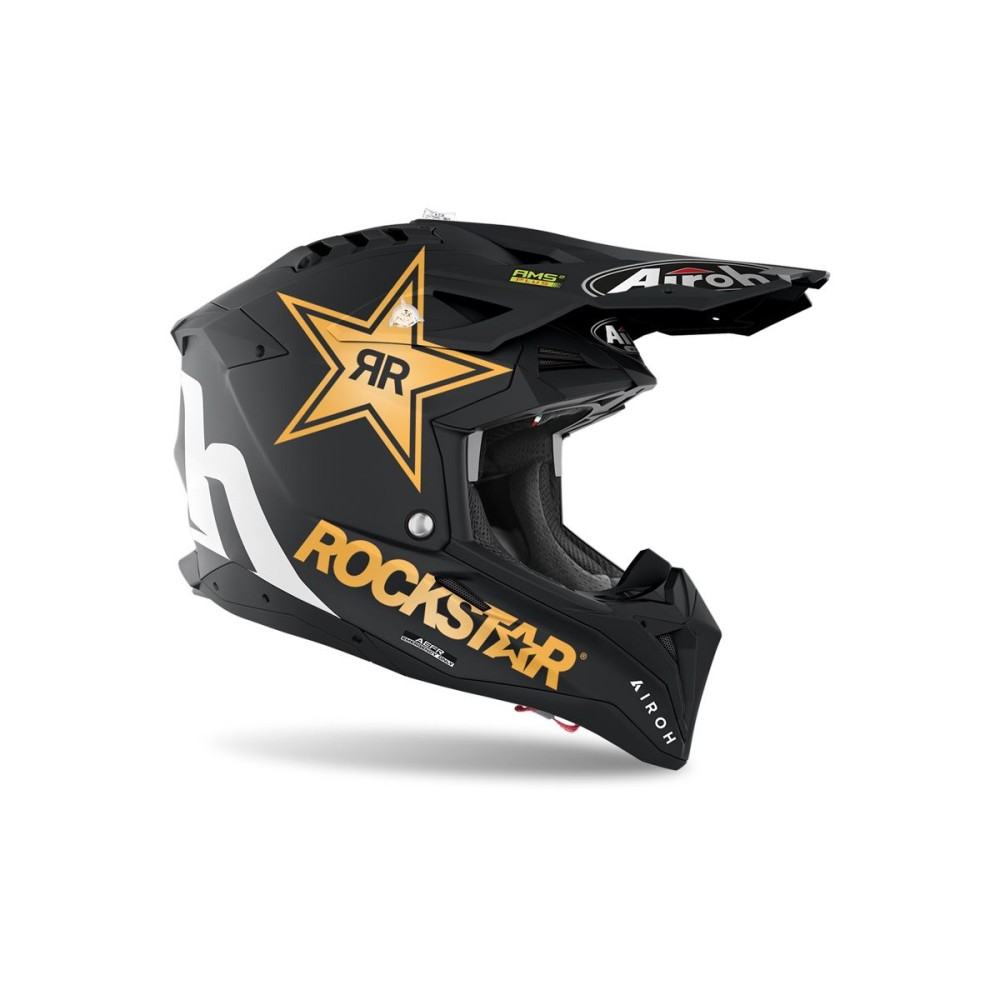 CASCO AIROH OFF ROAD AVIATOR 3 ROCKSTAR 22 NEGRO MATE CASCO AIROH OFF ROAD AVIATOR 3 ROCKSTAR 22 NEGRO MATE