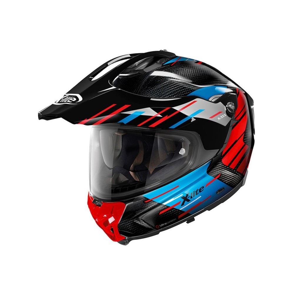 CASCO COMPLETO OFF ROAD X-LITE X-552 ULTRA CARBONO WAYPOINT N-COM 021