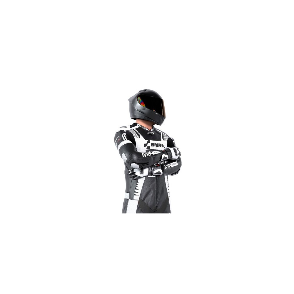 MONO XFOUR MODELO BMRA x MIR RACING ADULTO BLANCO Y NEGRO MONO XFOUR MODELO BMRA x MIR RACING ADULTO BLANCO Y NEGRO