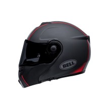 CASCO MODULAR BELL SRT M HARTLUCK JAMO NEGRO ROJO MATE Y BRILLO