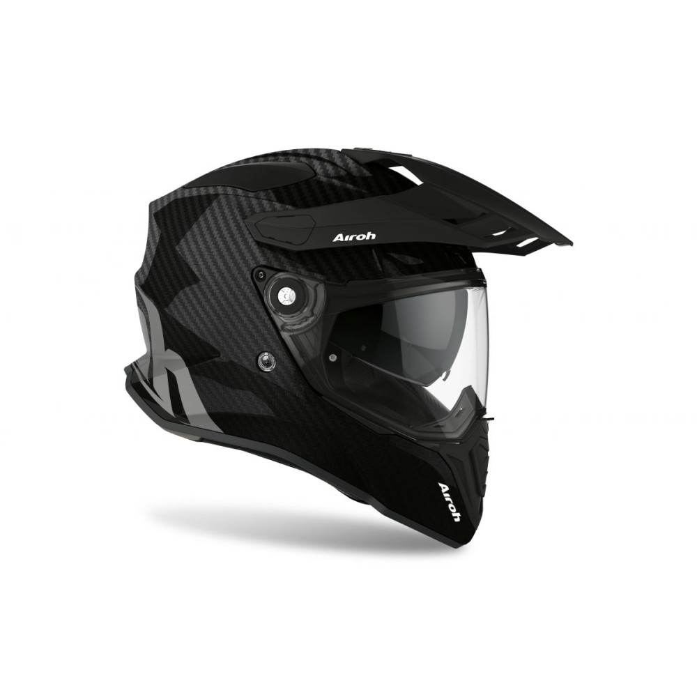 CASCO AIROH TOURING COMMANDER CARBONO BRILLO
