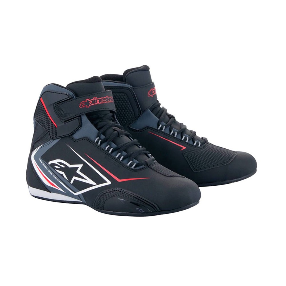 ZAPATILLAS MOTO SEKTOR IMPERMEABLES ALPINESTARS NEGRO/BLANCO/GRIS