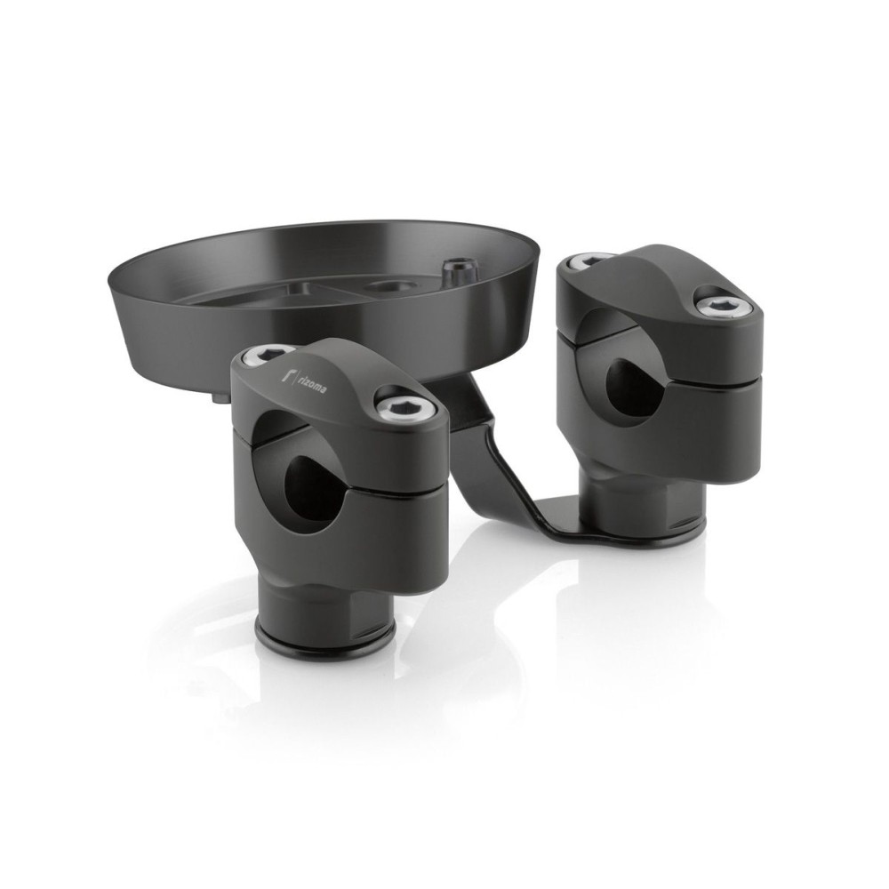 AZ203 KIT TORRETAS DE MANILLAR CONICO + SOPORTE RIZOMA DUCATI SCRAMBLER FULL THROTTLE 17-18