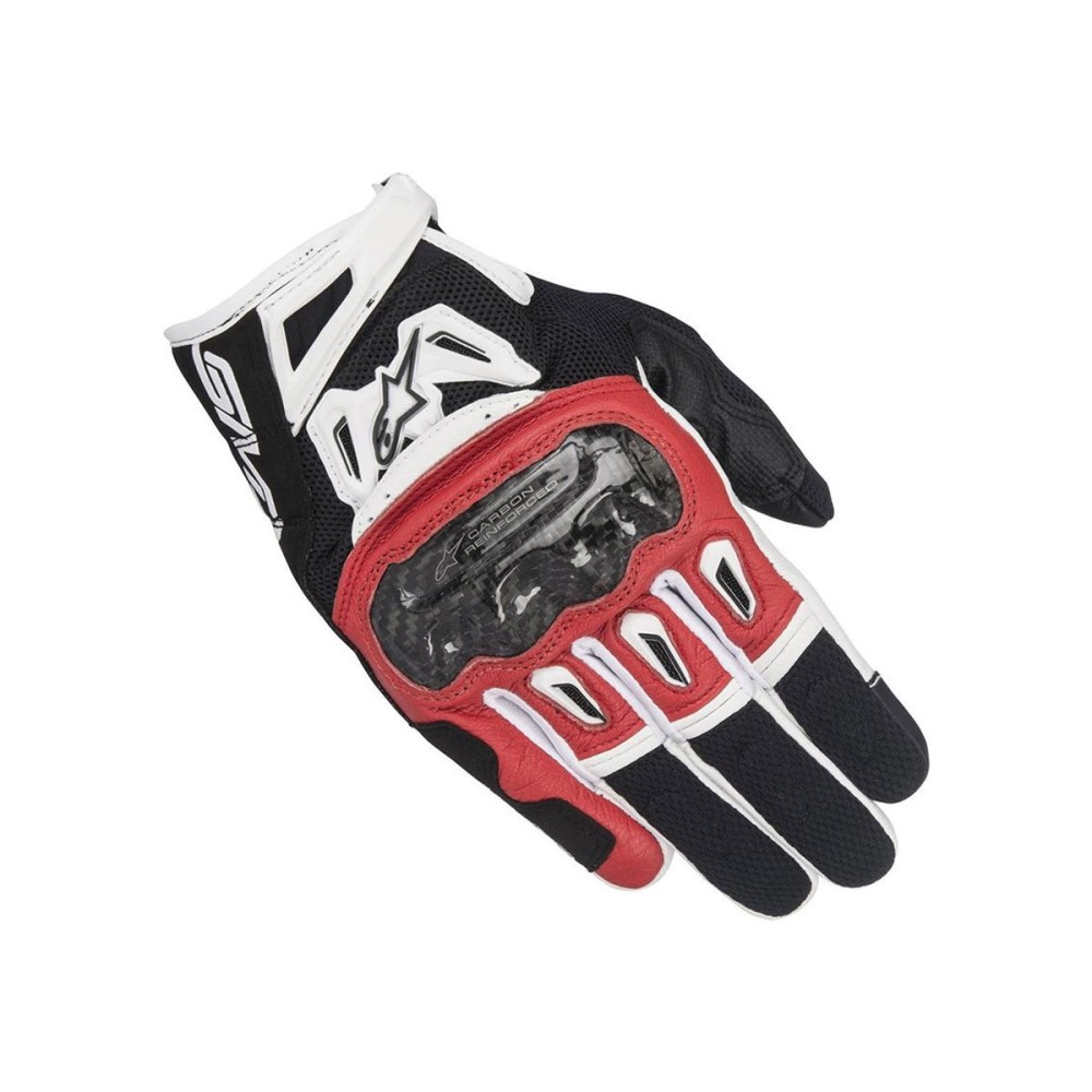 GUANTES SMX-2 AIR CARBON V2 ALPINESTARS NEGRO/ROJO/BLANCO
