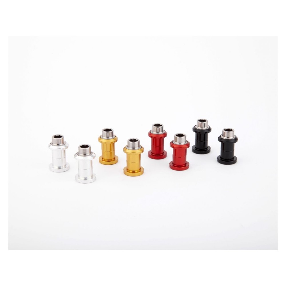 KIT ESPACIADORES TERMINALES AMORTIGUADOR DE DIRECCIÓN ALUMINIO MOTOCORSE  MV AGUSTA DRAGSTER 800 19-24