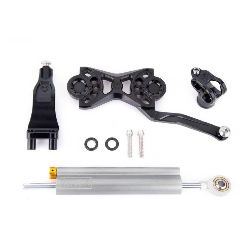 KIT COMPLETO DE AMORTIGUADOR DE DIRECCIÓN LINEAL MOTOCORSE OHLINS MV AGUSTA DRAGSTER 800 2014-17