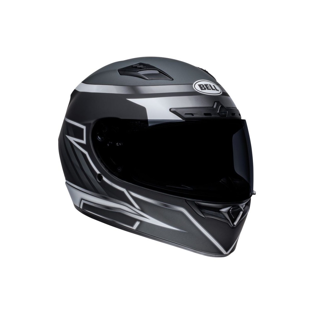 CASCO INTEGRAL BELL QUALIFIER DLX MIPS RAISER NEGRO Y BLANCO MATE