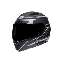 CASCO INTEGRAL BELL QUALIFIER DLX MIPS RAISER NEGRO Y BLANCO MATE