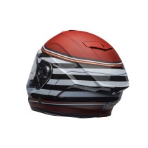 CASCO INTEGRAL BELL RACE STAR FLEX DLX RSD THE ZONE BLANCO / CANDY RED