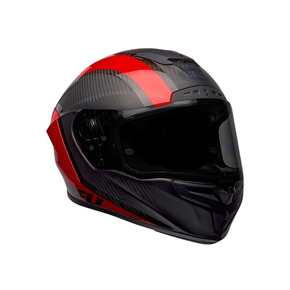 CASCO INTEGRAL BELL RACE STAR FLEX DLX TANTRUM 2 CARBON ROJO