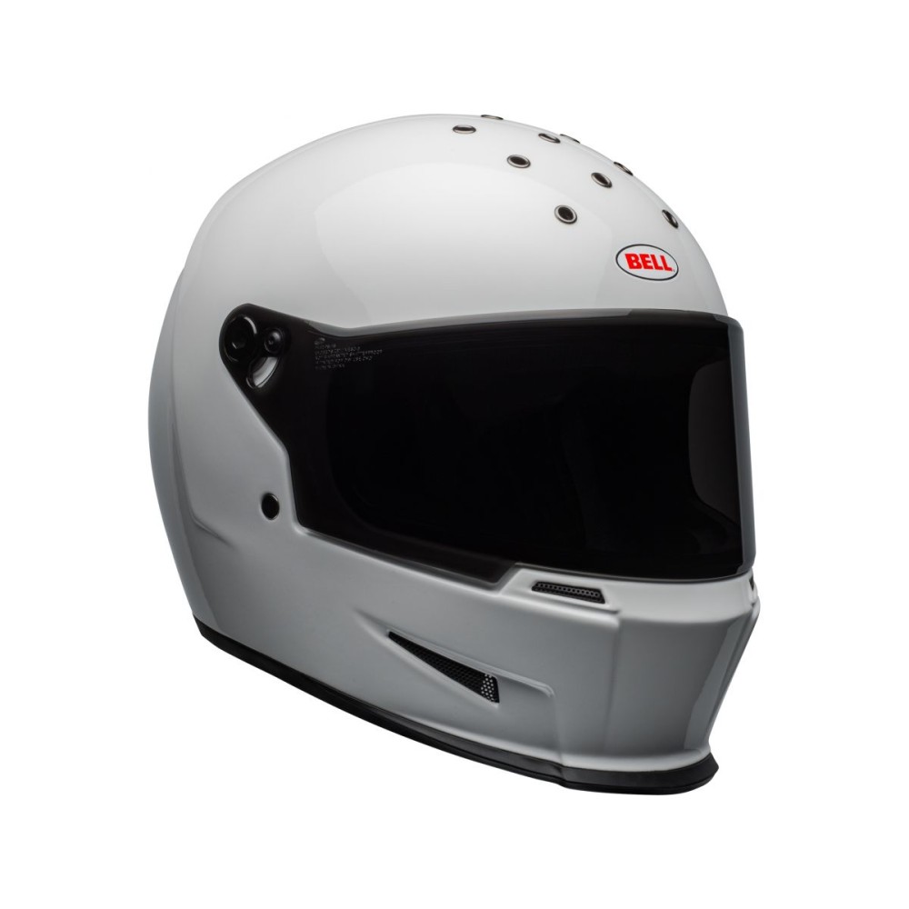 CASCO INTEGRAL BELL ELIMINATOR BLANCO BRILLO