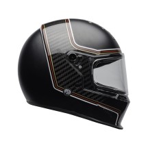 CASCO INTEGRAL BELL ELIMINATOR CARBON RSD THE CHARGE NEGRO MATE BRILLO