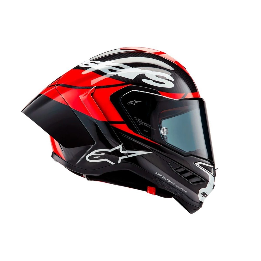 ALPINESTARS SUPERTECH R10 ELEMENT ECE 06 FULL HELMET RED-BLACK
