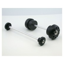 CORREDERA DE PROTECCIÓN DEL EJE DE LA RUEDA DELANTERA CON TORNILLOS DE TITANIO MOTOCORSE MV AGUSTA F4 1000 R 2006-07