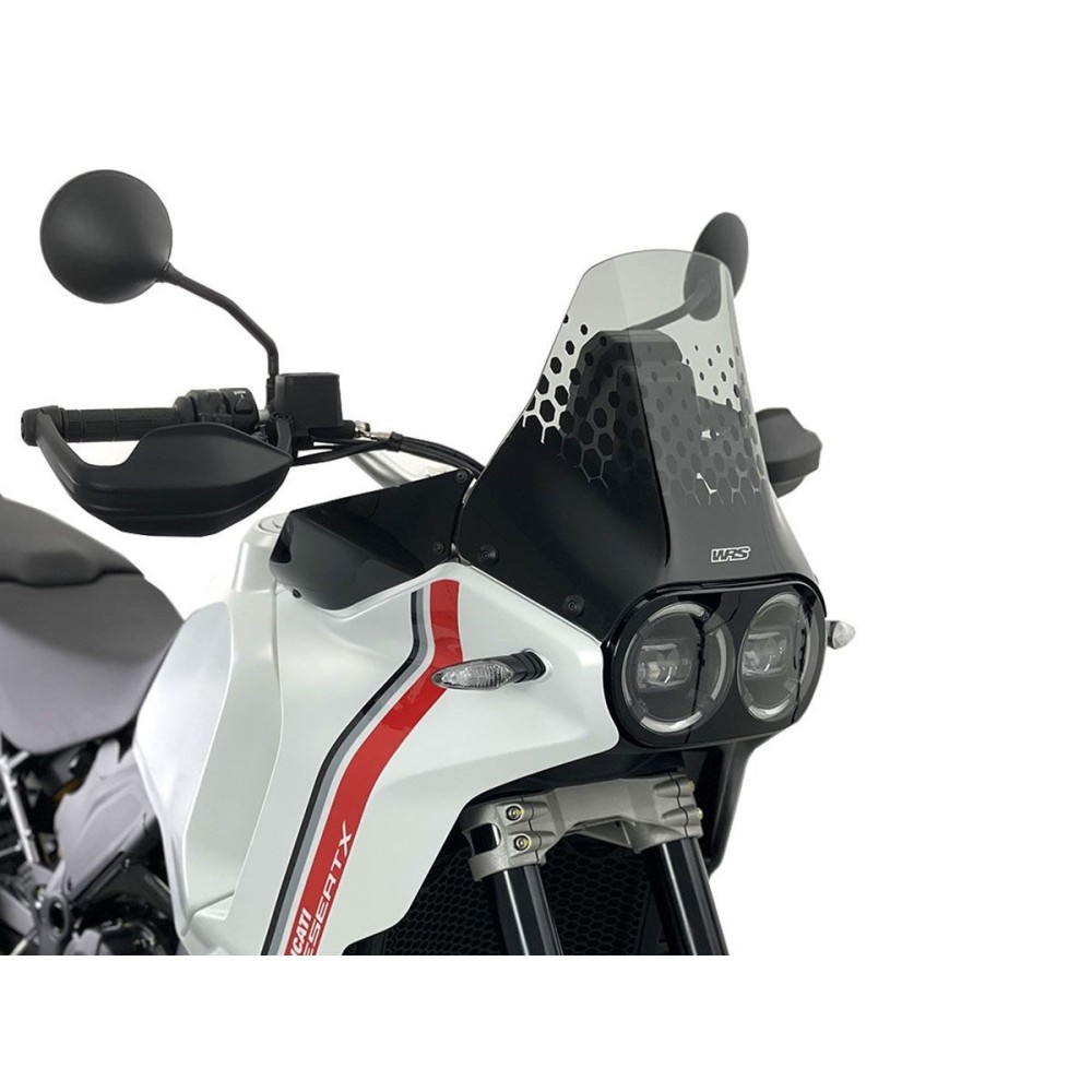 PARABRISAS ENDURO AHUMADO WRS DUCATI DESERT X / RALLY / DISCOVERY 2022-2025 PARABRISAS ENDURO AHUMADO WRS DUCATI DESERT X / RALLY / DISCOVERY 2022-2025
