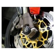 DESLIZADOR EJE RUEDA DELANTERA CON TORNILLOS DE TITANIO MOTOCORSE MV AGUSTA BRUTALE 750 S 2003-05