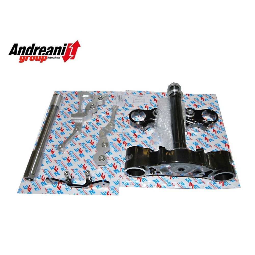 KIT PLACA MONTAJE HORQUILLA FG 324/424 OHLINS ANDREANI HD DYNA 2006-2017