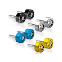 PAREJA DE SOPORTES ANTIVIBRATORIOS BARRACUDA NEGROS BMW R NINET RACER