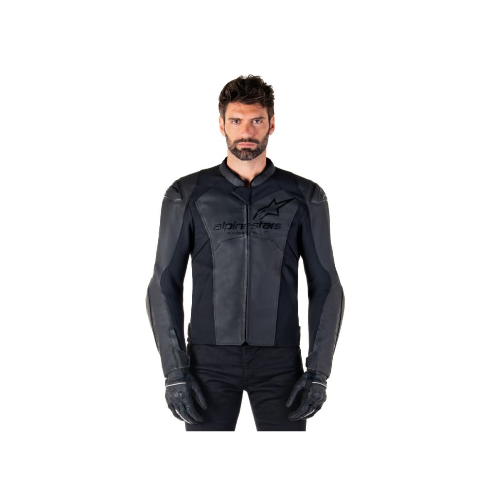 CHAQUETA DE CUERO DE ALPINESTARS V3 MÁS RÁPIDA