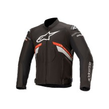 CHAQUETA T-GP PLUS R V3 ALPINESTARS NEGRO / BLANCO / ROJO FLUO