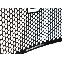 TAPA RADIADOR ALUMINIO NEGRO BARRACUDA TRIUMPH STREET TRIPLE 765 R / S 2017-23
