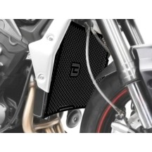 TAPA RADIADOR ALUMINIO NEGRO BARRACUDA TRIUMPH STREET TRIPLE 765 R / S 2017-23