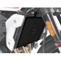 TAPA RADIADOR ALUMINIO NEGRO BARRACUDA TRIUMPH TRIDENT 660 2021