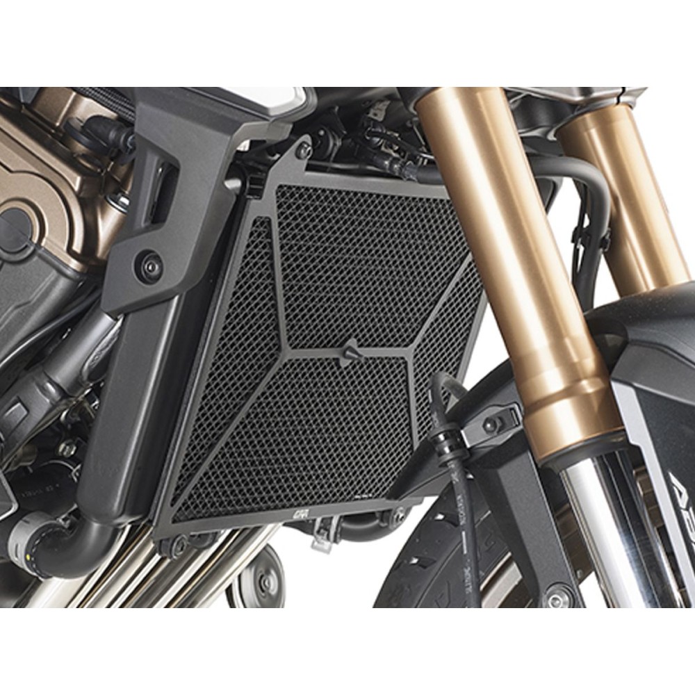PROTECTOR DE RADIADOR DE ACERO INOXIDABLE NEGRO GIVI HONDA CB 650 R 2021