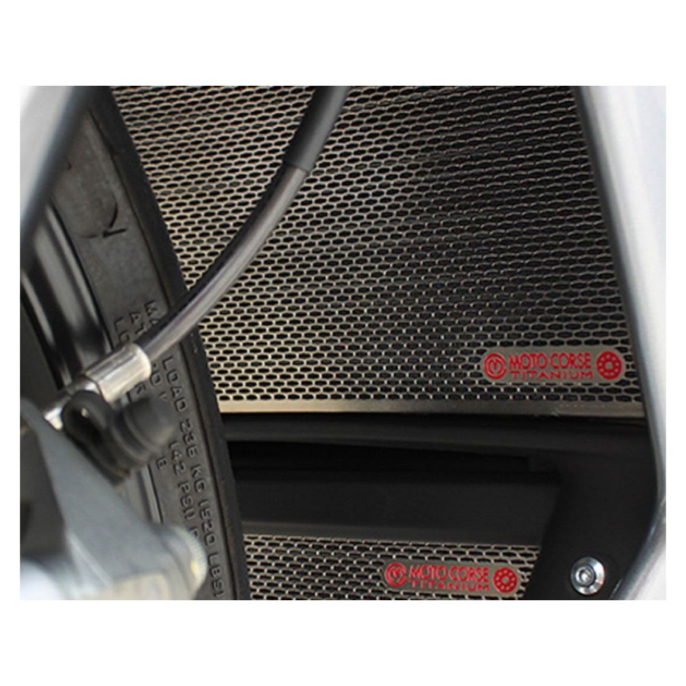REJILLA DE ENFRIAMIENTO DE AGUA DE TITANIO MOTOCORSE MV AGUSTA BRUTALE 1000 SERIE ORO 2020-21