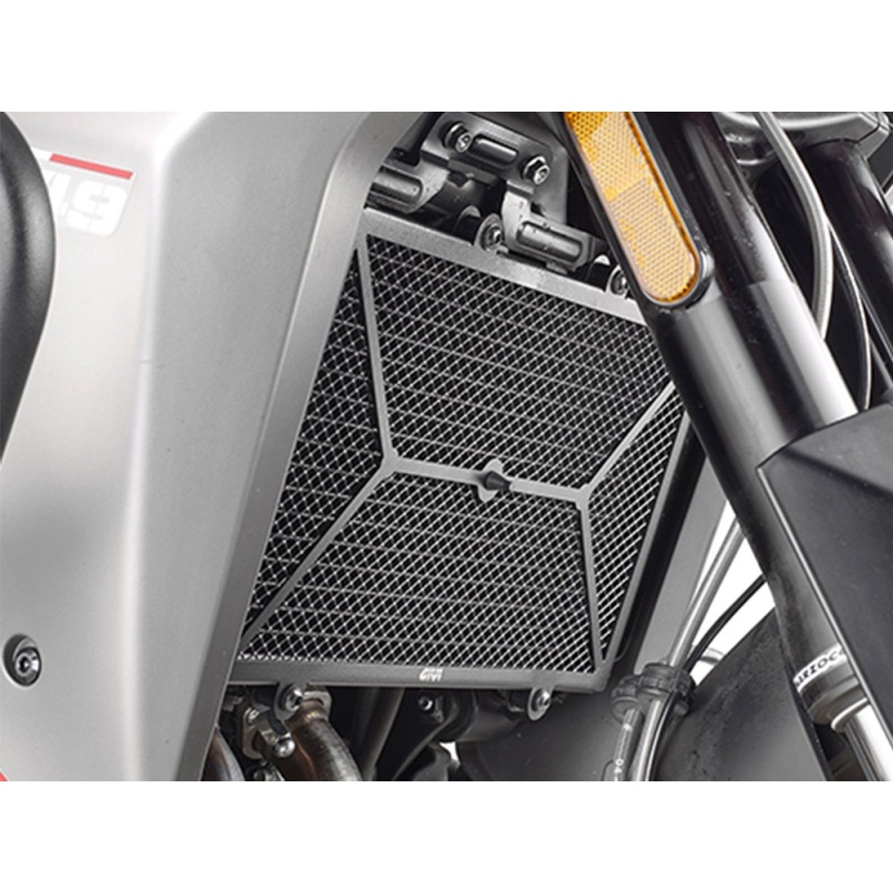PROTECCIÓN RADIADOR ACERO INOXIDABLE GIVI NEGRO MOTO MORINI X-CAPE 650 2021-2023